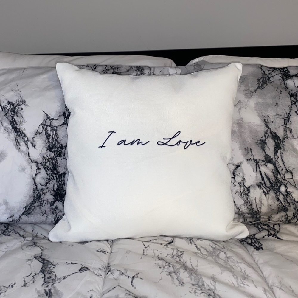 “I am Love” pillows ✨